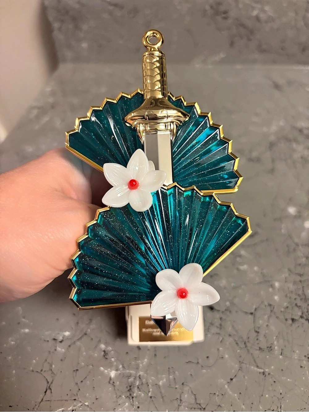 Bath & Body Works Disney Princess Mulan Sword Fan Wallflowers Plug Decorative